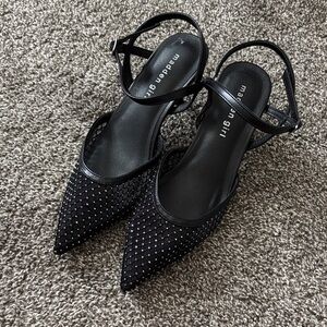 Madden Girl Black Studded Heels